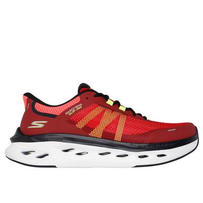 Skechers Men's Slip-ins: Max Cushioning Glide-Step - Aberdeen Hands Free Slip-ins Sneaker | Size 13.0 | Red/Black | Synthetic/Textile | Vegan | Machine Washable