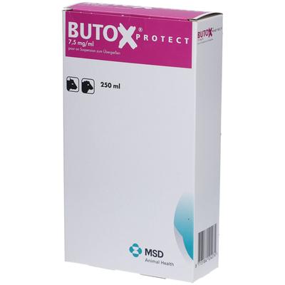 Butox Protect 7,5mg/ml pour on Sus.z.Überg.Ri+Sch. 250 ml Lösung Image