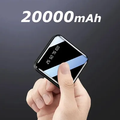 Tragbare Power Bank 20000 mAh Schnelle Aufladen PowerBank USB Externe Batterie Ladegerät Für iPhone 16 15 14 13 pro Xiaomi Samsung VIVO