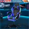 RGB Gaming Chair,Racing Computer Chair With Lights,Swivel Office Chair Ergonomic PC Chair With High