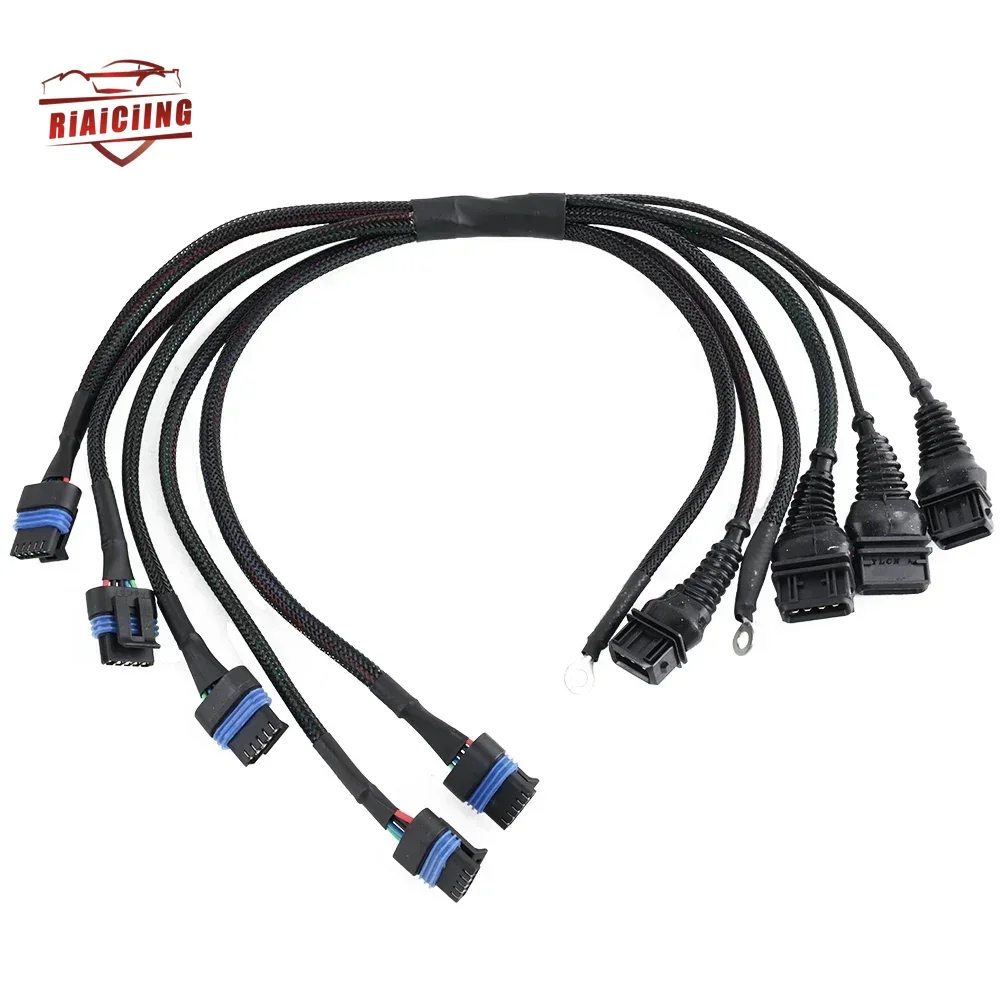 Zündspule Kabelbaum Spulenpaket Update Kabelbaum für Audi UrS4 UrS6 S2 RS2 AAN ABY ADU 2.0T C4 i5 20V 034-701-0001 Image