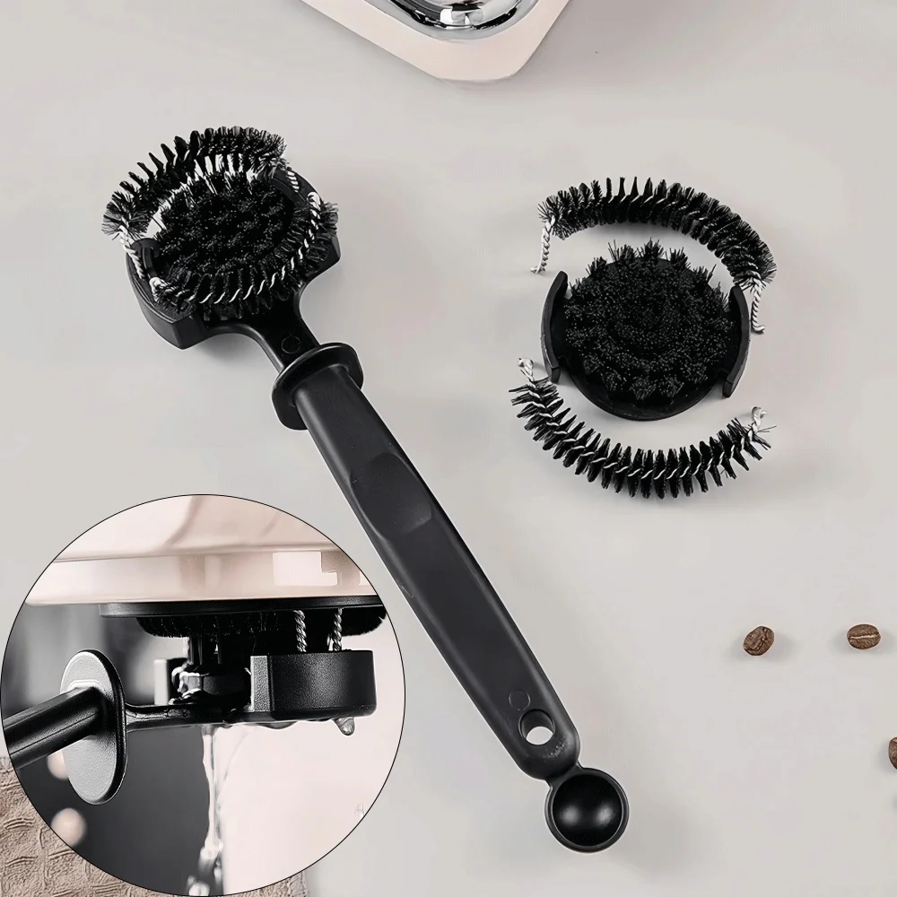 Kaffeemaschine Pinselreiniger 51mm 58mm Espresso Gruppe Brühkopf Reinigung für DeLonghi Breville Maker Barista Zubehör Werkzeug Image