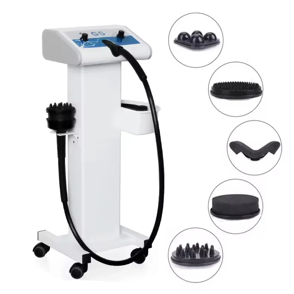 Hochfrequenz-G5-Vibrationsmassagegerät mit Trolley-Ständer zum Entfernen von Cellulite-Vibratoren zum Abnehmen der Taille und zur Körperformung Image