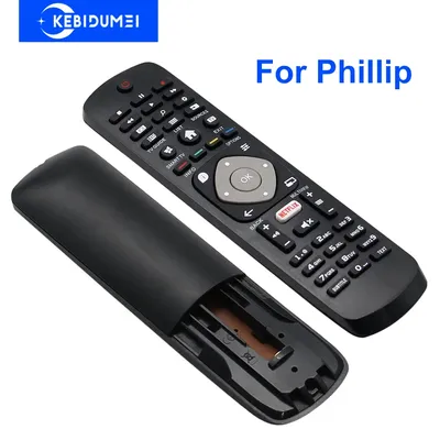 Smart TV Fernbedienung Ersatz Fernbedienung IR Fernbedienung für Phillip TV für Netflli 398GR08B Image