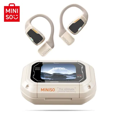 MINISO M98 True Wireless Open Ear Ohrhörer Bluetooth 5.4 Ohren, 13 mm dynamischer Treiber OWS Ohren Köpfe Gaming Headset Super Long Endur Image