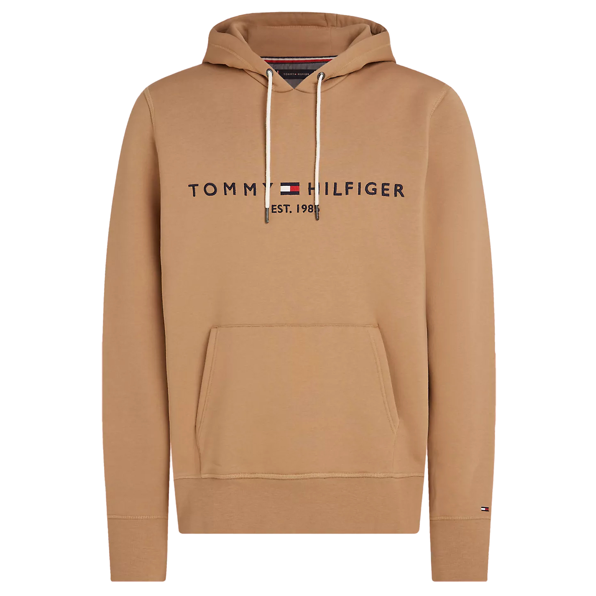 Tommy Hilfiger Logo Hoodie Braun Image