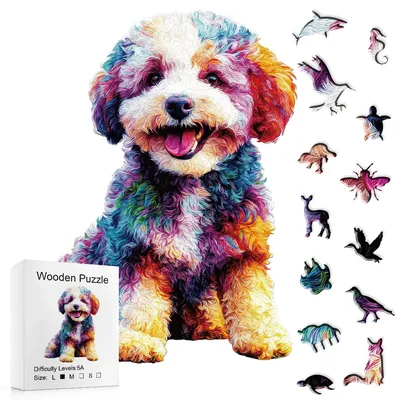 Animal Wooden Puzzles for Adults – A3 Adorable with Wood Puzzles – Jigsaw Puzzles with Unique