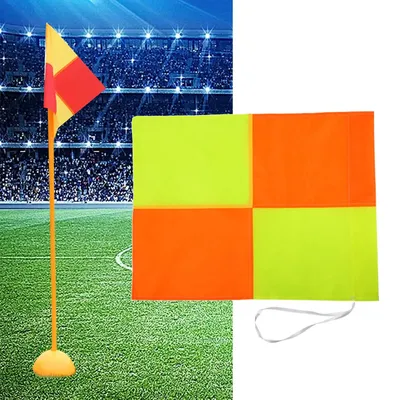 Soccer Corner Flag for Sport Match Field Playing Field Equipment Soccer Pole Flag for Games