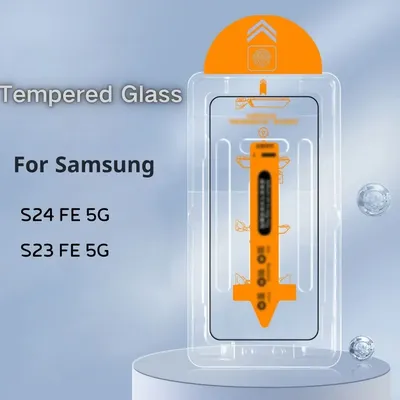2pcs for Samsung S24/S23 FE Tempered Glass Screen Protector HD Clear Film Anti-Scratch