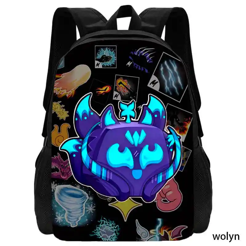 Blox Fruits sacs d'école pour garçon filles dessin animé sac à dos pour enfants jeu d'anime sacs pour enfants Softback et Durable meilleur cadeauMochila