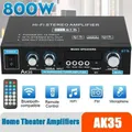 AK35 800W Home Amplificatori digitali Audio 110-240V Bass Video Potenza amplificatore bluetooth Hifi FM USB Auto Musica Subwoofer Altoparlanti