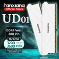 Fanxiang UD01 DDR4 Memoria Ram 16GB 32GB 3200MHz 3600MHz Memoria desktop 288Pin XMP 2.0 Memoria RAM