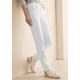 Slim-fit-Jeans CECIL "Style Toronto", Damen, Gr. 25, Länge 30, weiß, Denim/Jeans, Obermaterial: 97% Baumwolle, 3% Elasthan, unifarben, casual, slim fit knöchellang, Jeans, im Five-Pocket Style