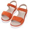Keilsandalette ARA "BILBAO", Damen, Gr. 38, orange, Veloursleder, unifarben, feminin, Schuhe, Keilsandale, Sommerschuh, Komfortschuh in G-Weite