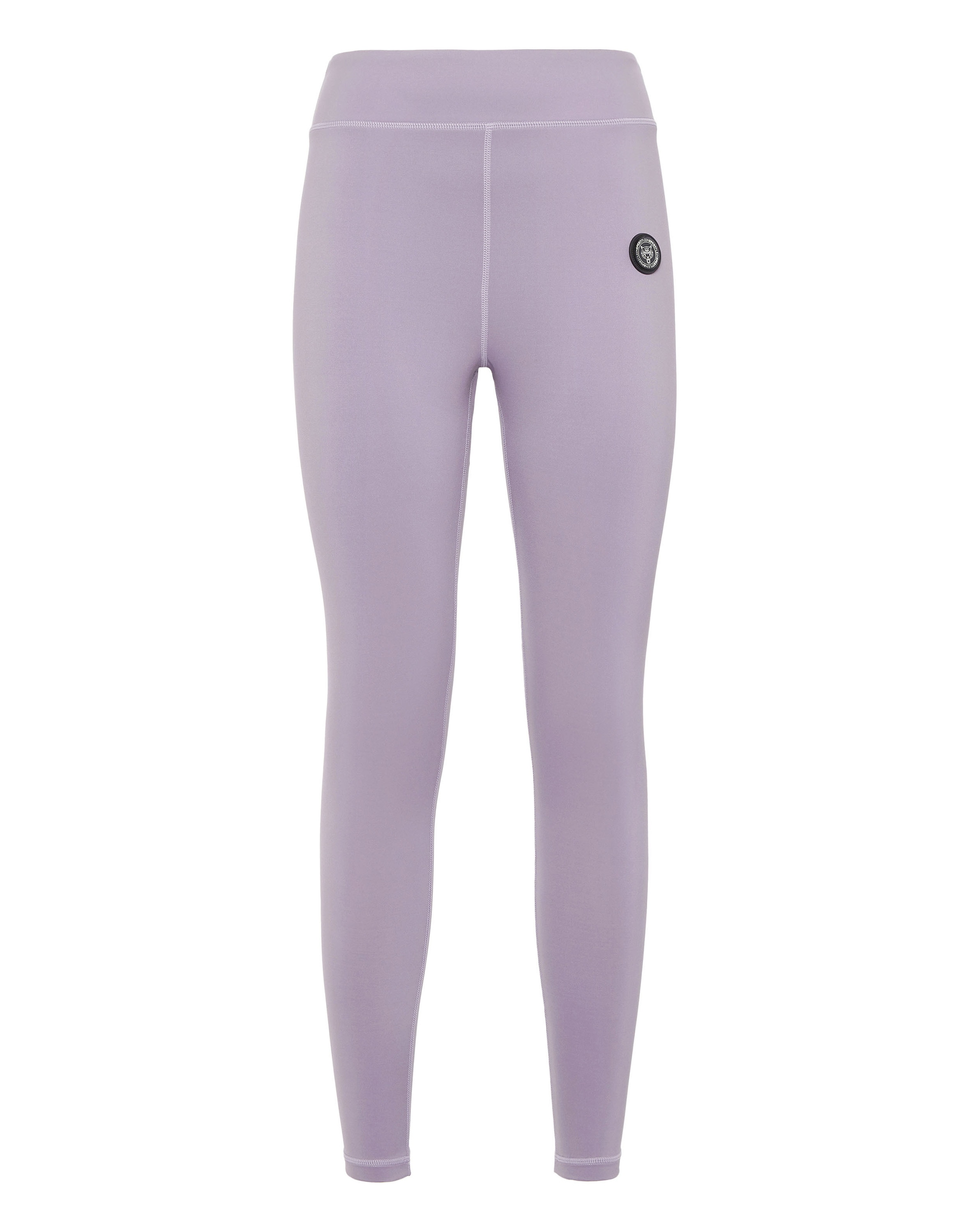 Leggings PLEIN SPORT "Scratch", Damen, Gr. XL, US-Größen, 73, lila, Obermaterial: 65% Polyamid, 35% Elasthan, Hosen Leggings