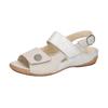 Sandale WALDLÄUFER "HELIETT", Damen, Gr. 9 (43), silber (hellgrau, silberfarben), Nubukleder, Veloursleder, metallic, Basic, Schuhe, Sommerschuh, Klettschuh, Keilabsatz, in Komfortweite H (= sehr weit)