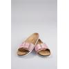 Pantolette ANISTON SHOES, Damen, Gr. 37, rosa, Lederimitat, modisch, Schuhe, Sommerschuh, Strandschuh, Glitzersteine - NEUE KOLLEKTION