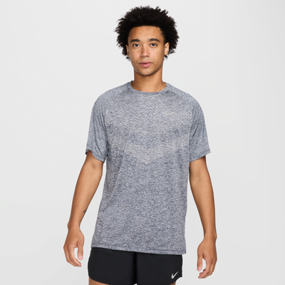 Nike Stride Men's Dri-FIT ADV Short-Sleeve Running Top - Blue - Polyester