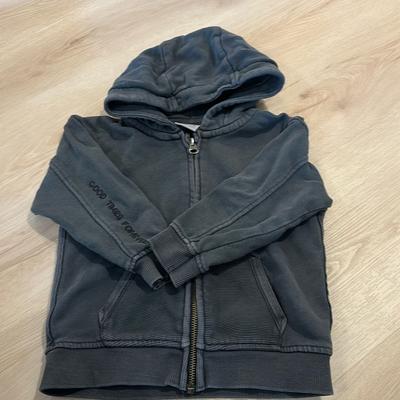 Zara Shirts & Tops | Zara Boys Zip-Up Light-Weight Hoodie 2-3 Years Old | Color: Black/Gray | Size: 3tb