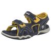Sandale TIMBERLAND "Adventure Seeker 2 Strap", Gr. 30, blau (navy, gelb), Textil, sportlich, Schuhe, mit Klettverschluss