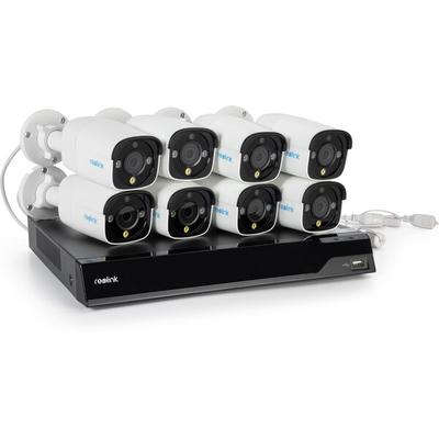 Reolink 16ch POE Surveillance System with 8 Bullet Cameras