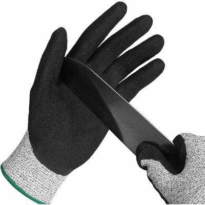 Schnittfeste Handschuhe, Schutzhandschuhe der Stufe 5, aus Edelstahlgeflecht, geeignet für