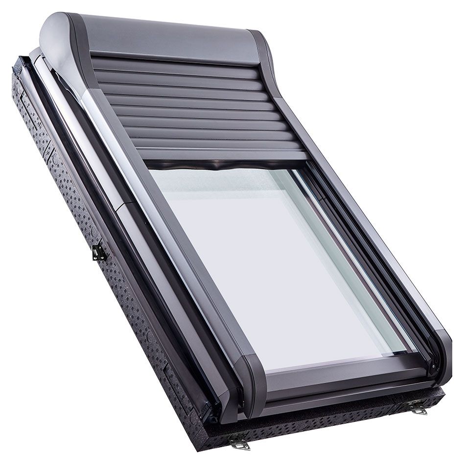 Roto Außenrollladen Designo ZRO F R4R7 Elektrisch Funk, 54x98 cm (5/9) Image