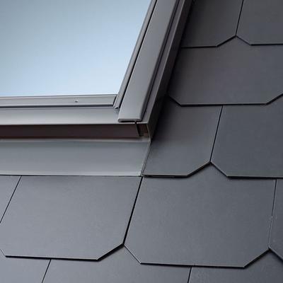 VELUX Eindeckrahmen EDL 1000 Schiefer Schichtstück, 114x118 cm (SK06) Image