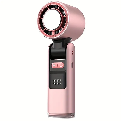 Hochgeschwindigkeits-USB-aufladbarer Handventilator – Faltbarer Mini-Turbofan mit Kühlpack für Reisen im Freien Image