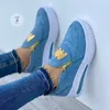 Frauen lässig Turnschuhe m gedruckt Seite Reiß verschluss Plattform plus Größe vulkan isierte Schuhe Zapatillas Mujer Sapato Plataforma Feminino