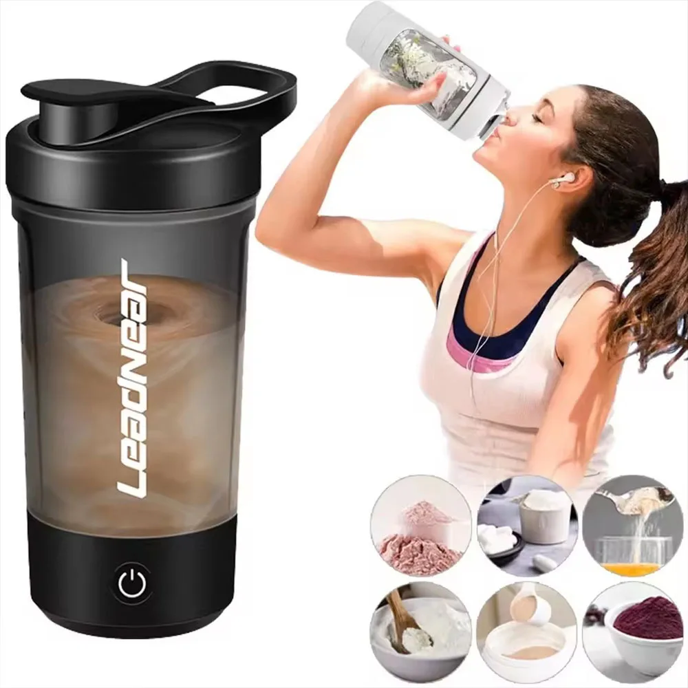 Neuer selbstrührender Shaker-Becher, automatischer Rührbecher für Protein-Shakes und Mahlzeiten, wiederaufladbarer USB-Shaker, tragbare Rührbecher Image