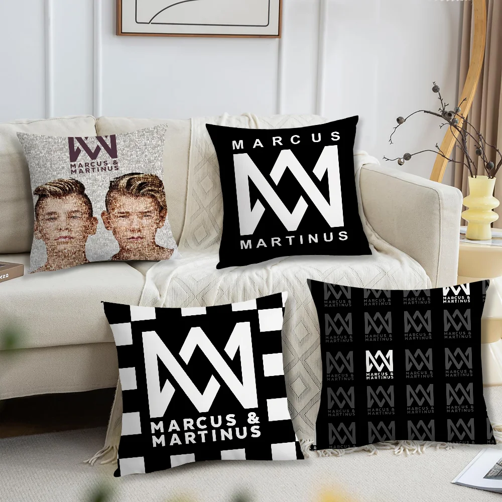 Sänger Marcus und Martinus unvergesslicher Kissenbezug Wohnzimmer Kopfteil Büro Kissen Schlafzimmer Sofa Nickerchen Zeit Kissenbezug Image