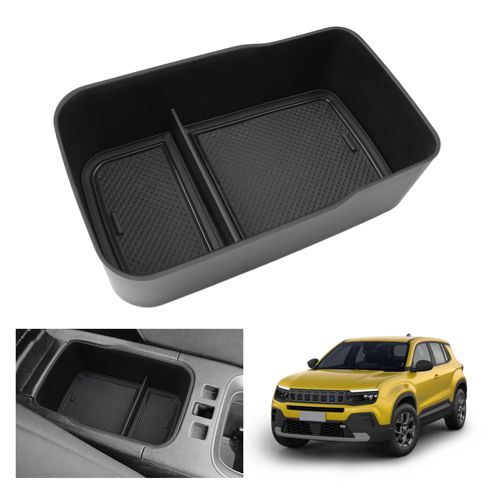 RUIYA für Jeep Avenger 2023 2024 2025 2026 Auto Mittelkonsole Staufach Auto Innenraum Jeep Avenger 2025 Zubehör Image