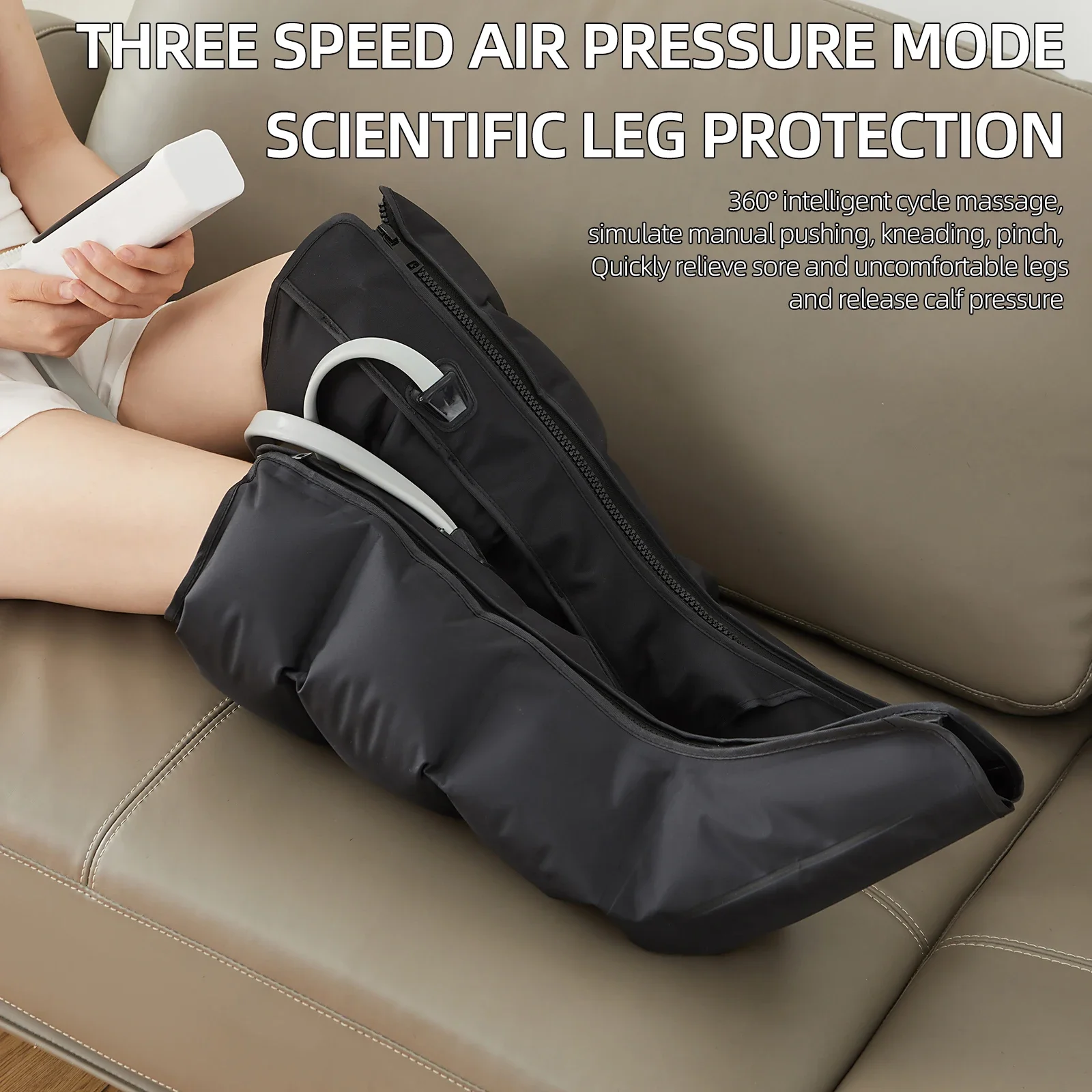Massagestiefel Air Wave Massagegerät Bein- und Fuß-Smart-Airbag-Massagegerät zur Förderung der Durchblutung Image