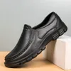 Mode Leder Herren Freizeit schuhe rutsch feste Eva Chef Schuhe Männer wasserdichte Slipper Komfort weiche Sohlen Männer Fahr schuhe plus Größe