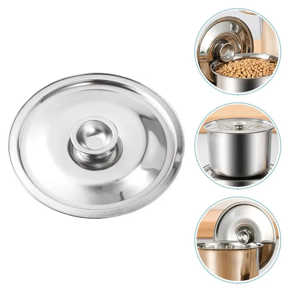 Neue 10-24 cm Runde Topf Deckel Verdicken Edelstahl Topf Abdeckung Ersatz Universal Küche Lebensmittel Deckel Küche liefert