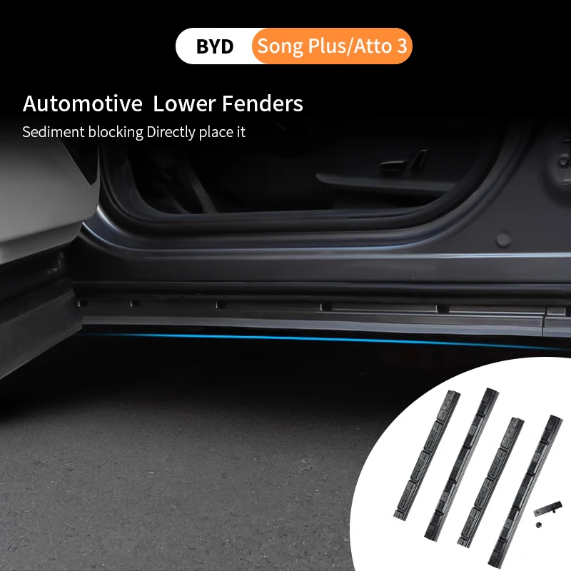 Für BYD Atto 3 Seal U Song Plus Dm-i Ev 2021-2025 Karosserie Schmutzfänger Spritzschutz Dichtung Außendekoration Auto Außen Image