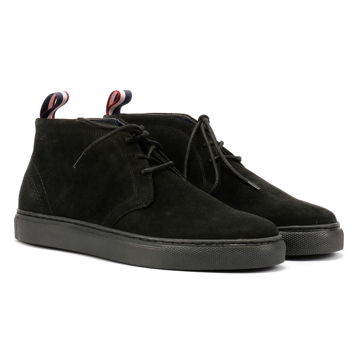 Ben Sherman Parka Herren Wildlederstiefel In Schwarz