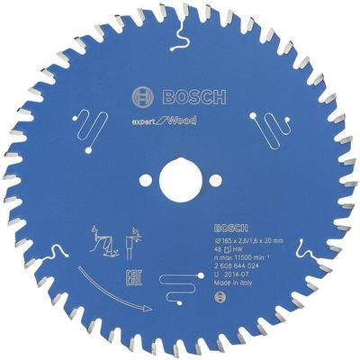 BOSCH Kreissägeblatt »EXPERT for Wood« 165,0 mm 48 Zähne