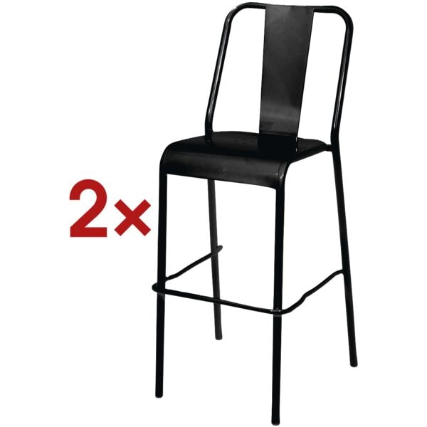 meet 2er-Set Barhocker »meet - Arty« schwarz Image