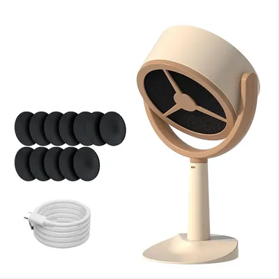 HOT Portable Smoke Purifier, Portable Smoke Filter for Smoking Indoors, Indoor Kitchen Mini Fan