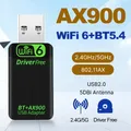 WiFi 6 AX900 Bluetooth 5.4 WiFi Adattatore USB Scheda di rete wireless 2.4G e 5GHz Wi-Fi USB Ricevi per PC/laptop Win10/11 Driver gratuito
