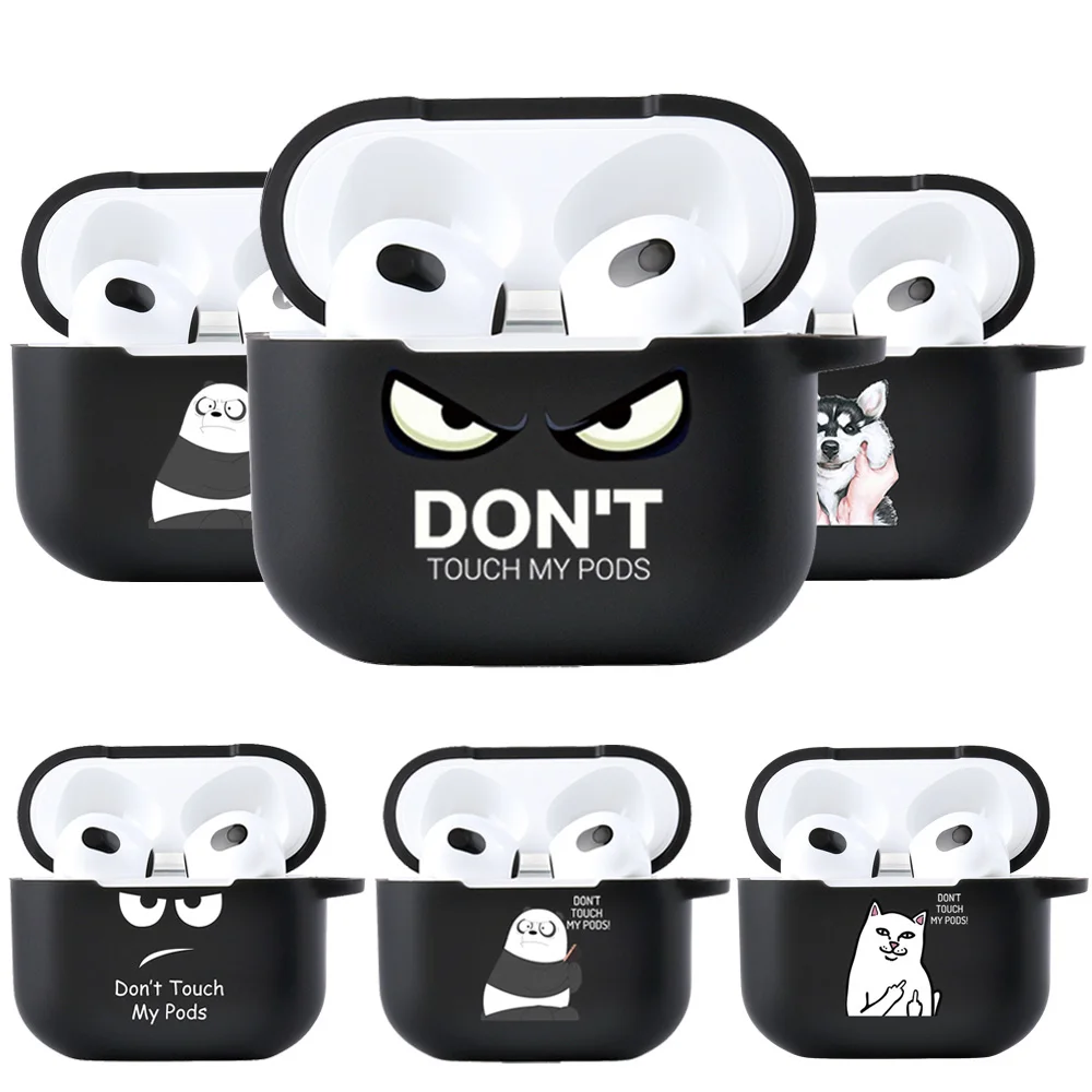 Custodia in silicone modello simpatico cartone animato per Airpods 4 3 2 Custodie Cover per Apple Airpods Pro 2 Custodia per auricolare Bluetooth senza fili Funda