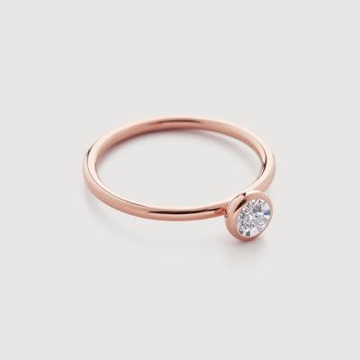 Rose Gold Solitaire Diamond Ring Lab Grown Diamond