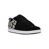 Sneaker DC SHOES "Court Graffik", Gr. 9(40,5), schwarz-weiß (schwarz, weiß print), 55.99% Leder, 43.71% Synthetikmaterial, 0.3% TPU, Schuhe