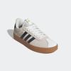 Sneaker ADIDAS SPORTSWEAR "VL COURT 3.0", Gr. 41, sanftes weiß, grau six, gold metallic, Leder, Textil, sportlich, Schuhe, inspiriert vom Design des adidas samba