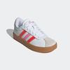 Sneaker ADIDAS SPORTSWEAR "VL COURT 3.0 KIDS", Gr. 32, cloud weiß, bright rot, bliss pink, Synthetik, Leder, sportlich, Schuhe, inspiriert vom Design des adidas samba