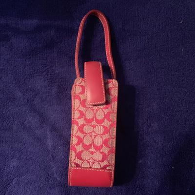 Coach Accessories | Vintage Coach Cellphone / Electronics Holder | Color: Red | Size: Os
