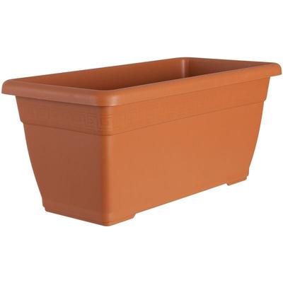 Pflanztrog plato Terracotta 60 x 30 cm - Kunststoff - Geli Image