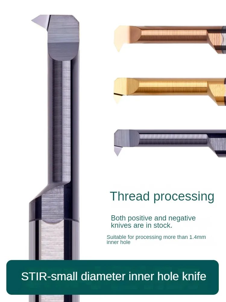 CNC-Gewindes chneid werkzeug, Innengewinde-Schneidwerk zeug mit kleinem Loch, integraler Wolfram stahl STIR40150-60 mir6a60 Image